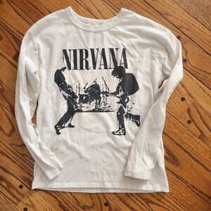 Teen GAP Nirvana Long Sleeve T shirt